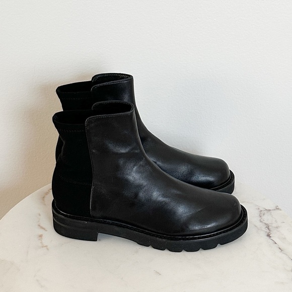 NEW Stuart Weitzman 5050 Lift Bootie in Black Size 7 - Picture 10 of 11
